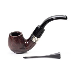 Briar Pipe Peterson Aran Bent Billiard (230)