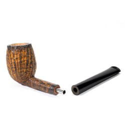 Briar Pipe Regina Scarlatta Classic Sandblasted Billiard