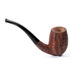 Briar Pipe Regina Scarlatta Classic Sandblasted Bent Apple