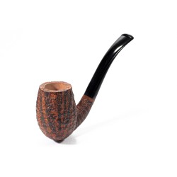 Briar Pipe Regina Scarlatta Classic Sandblasted Bent Apple