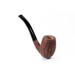 Briar Pipe Regina Scarlatta Classic Sandblasted Bent Apple