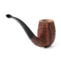 Pipa in Radica Regina Scarlatta Classica Sabbiata Bent Apple