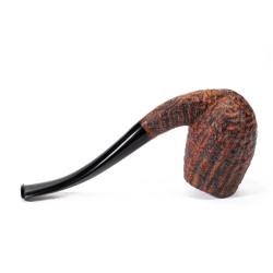 Briar Pipe Regina Scarlatta Classic Sandblasted Bent Apple