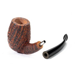 Briar Pipe Regina Scarlatta Classic Sandblasted Bent Apple
