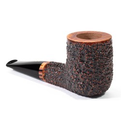 Pipa in Radica Radice Rind Rusticata Billiard RA 2626 | Pipeonline