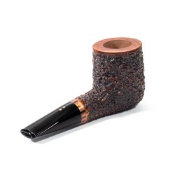 Pipa in Radica Radice Rind Rusticata Billiard RA 2626 | Pipeonline