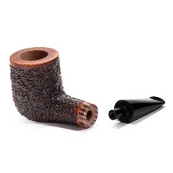 Briar Pipe Radice Rind Rusticated Billiard RA 2626 | Buy Now