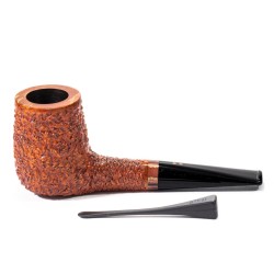 Briar Pipe Radice Rind Rusticated Billiard RA 2622 | Buy Now