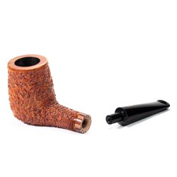 Pipa in Radica Radice Rind Rusticata Billiard RA 2622 | Pipeonline