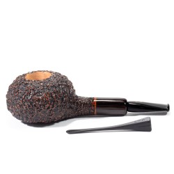 Briar Pipe Radice Rind Rusticated Tomato RA 2626 | Buy Now