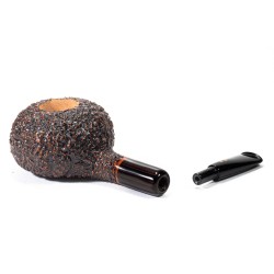Briar Pipe Radice Rind Rusticated Tomato RA 2626 | Buy Now