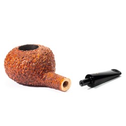 Briar Pipe Radice Rind Rusticated Tomato RA 2623 | Buy Now