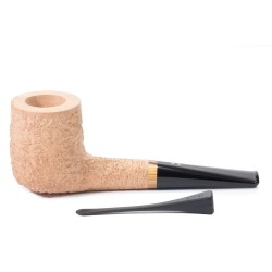 Briar Pipe Radice Rind Pure Rusticated Billiard RA 2629