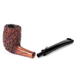 Pipa L'Anatra Dalle Uova D'Oro Rusticata Billiard AN 2602 | Pipeonline