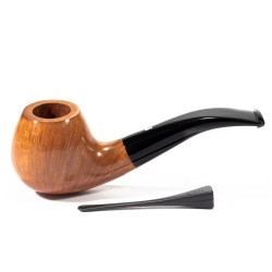 Briar Pipe Ser Jacopo Smooth L2 Bent Apple