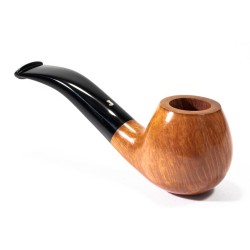 Briar Pipe Ser Jacopo Smooth L2 Bent Apple
