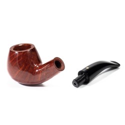 Pipa Savinelli Punto Oro Gold Liscia Bent Brandy SV 2662 | Pipeonline