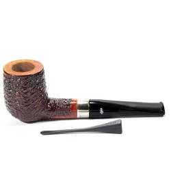 Briar Pipe Santambrogio Rusticated Billiard SA 26112 | Buy Now