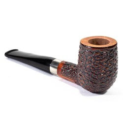 Briar Pipe Santambrogio Rusticated Billiard SA 26112 | Buy Now