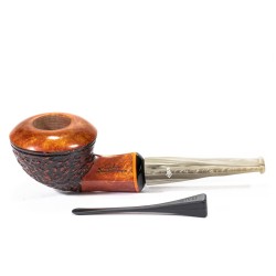 Pipa in Radica Santambrogio Rusticata Rhodesian SA 26106 | Pipeonline