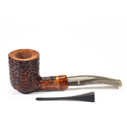 Briar Pipe Santambrogio Rusticated Pot SA 26110 | Pipeonline