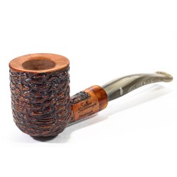 Briar Pipe Santambrogio Rusticated Pot SA 26110 | Pipeonline