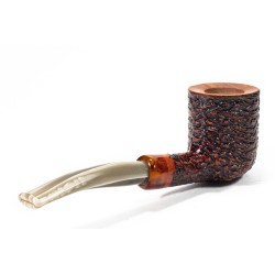 Briar Pipe Santambrogio Rusticated Pot SA 26110 | Pipeonline