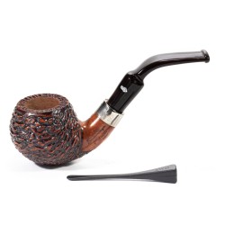 Pipa Santambrogio Rusticata Bent Apple SA 26111 | Pipeonline