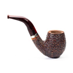 Pipa Santambrogio Rusticata Bent Billiard SA 26113 | Pipeonline