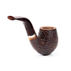 Pipa Santambrogio Rusticata Bent Billiard SA 26113 | Pipeonline