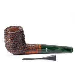Briar Pipe Santambrogio Rusticated Billiard SA 26114 | Buy Now
