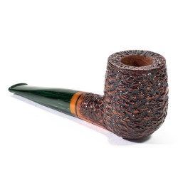 Briar Pipe Santambrogio Rusticated Billiard SA 26114 | Buy Now