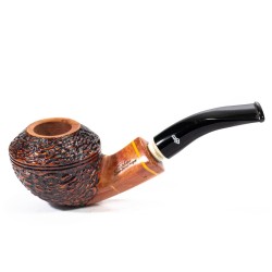 Pipa Santambrogio Rusticata Bent Rhodesian SA 26116 | Pipeonline