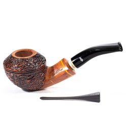 Pipe Santambrogio Rusticated Bent Rhodesian SA 26116 | Buy Now