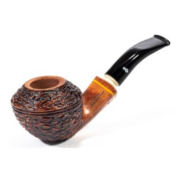 Pipe Santambrogio Rusticated Bent Rhodesian SA 26116 | Buy Now