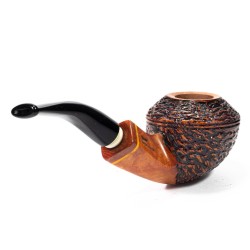 Pipe Santambrogio Rusticated Bent Rhodesian SA 26116 | Buy Now