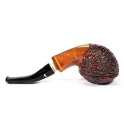 Pipa Santambrogio Rusticata Bent Rhodesian SA 26116 | Pipeonline