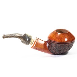 Pipe Santambrogio Rusticated Bent Rhodesian SA 25149 | Buy Now