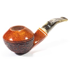 Pipe Santambrogio Rusticated Bent Rhodesian SA 25149 | Buy Now