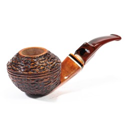Pipe Santambrogio Rusticated Bent Rhodesian SA 25148 | Buy Now