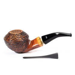 Pipe Santambrogio Rusticated Bent Rhodesian SA 25147 | Buy Now