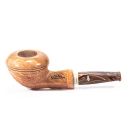 Pipa Santambrogio Rusticata Naturale Rhodesian SA 26118 | Pipeonline