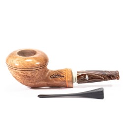 Pipa Santambrogio Rusticata Naturale Rhodesian SA 26118 | Pipeonline