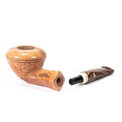 Pipa Santambrogio Rusticata Naturale Rhodesian SA 26118 | Pipeonline