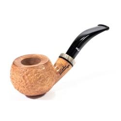Pipa Santambrogio Rusticata Naturale Bent Apple SA 26119 | Pipeonline
