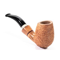 Pipa Santambrogio Rusticata Naturale Bent SA 26120 | Pipeonline