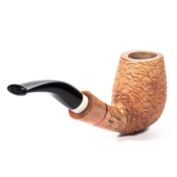 Pipa Santambrogio Rusticata Naturale Bent SA 26120 | Pipeonline