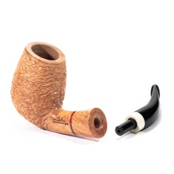 Pipa Santambrogio Rusticata Naturale Bent SA 26120 | Pipeonline