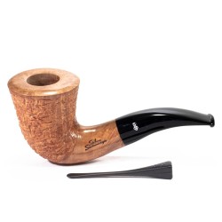Pipe Santambrogio Rusticated Natural Bent Dublin SA 26121 | Buy Now