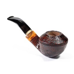 Pipa Santambrogio Sabbiata Bent Rhodesian SA 26122 | Pipeonline